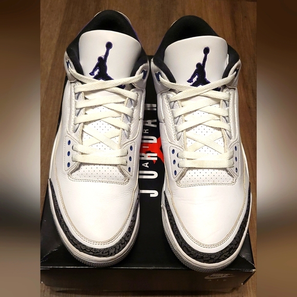 Jordan 3 Dark Iris - Picture 1 of 5